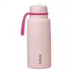 B.box 1l Insulated Flip Top Drink Bottle - Lilac Love - B.Box