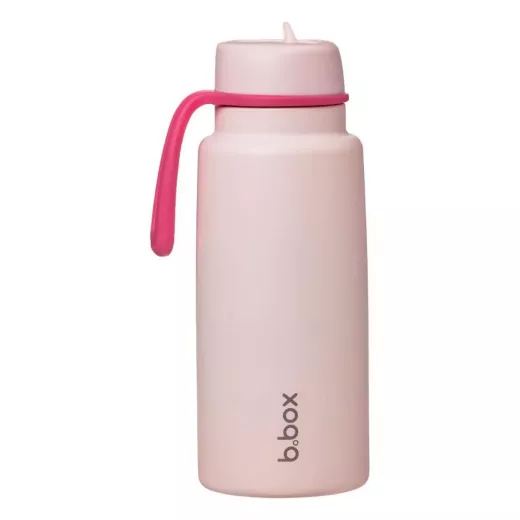 B.box 1l Insulated Flip Top Drink Bottle - Lilac Love B.box 1l Insulated Flip Top Drink Bottle - Lilac Love