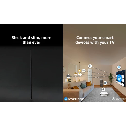 تلفزيون 4K Ultra HD Smart QLED مقاس 55 بوصة من سامسونج - سامسونج - Image 3