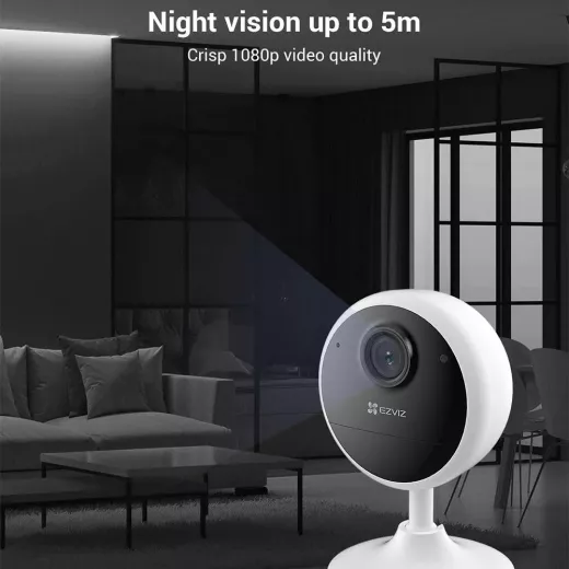 Ezviz CS-CB1-R100-1K2WF Battery-Powered Wi-Fi Indoor Security Camera 2MP 2.8mm (Mic) - Ezviz - Image 5