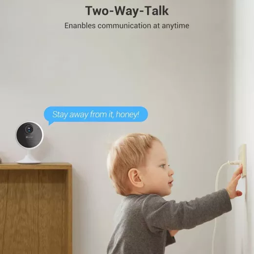 Ezviz CS-CB1-R100-1K2WF Battery-Powered Wi-Fi Indoor Security Camera 2MP 2.8mm (Mic) - Ezviz - Image 4