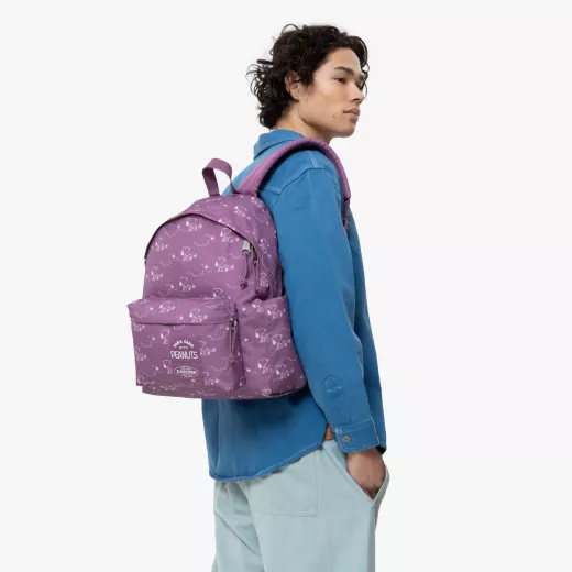 Eastpak Day Pak'R Peanuts Pink Medium backpack with bottle holder and laptop sleeve - Eastpak - Image 4