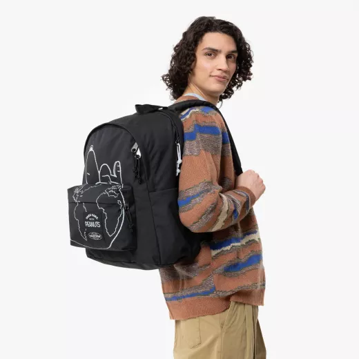 Eastpak Pokémon Day Office Backpack Black – 31L, 44x30x24 cm, Waterproof School Bag with Laptop Compartment  Peanuts - Eastpak - Image 3