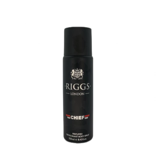 Riggs London Perfumed Deodorant Body Spray 250ml - Chief Riggs London Perfumed Deodorant Body Spray 250ml - Chief