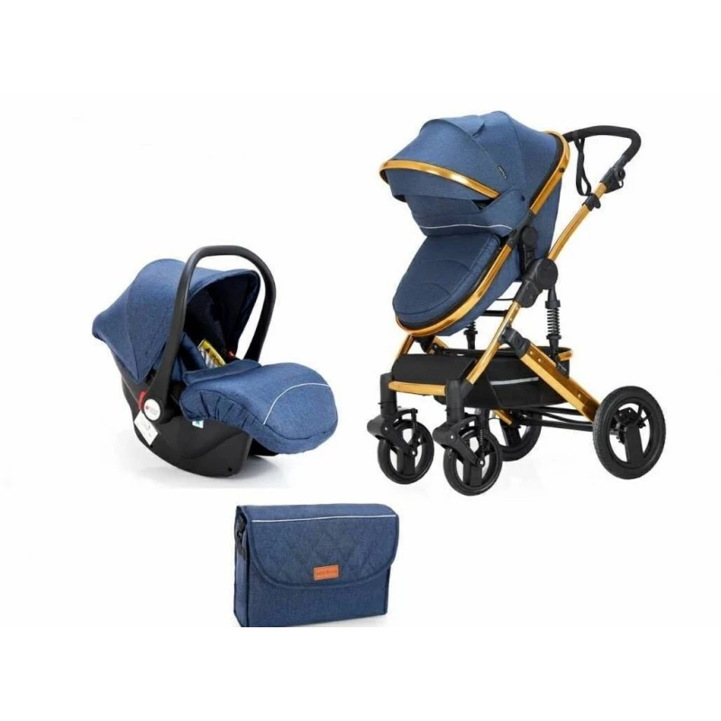 Toddlin  Baby Stroller, Car seat and Bag 3 in 1