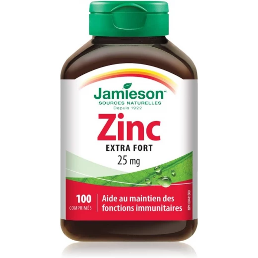 JAMIESON ZINC 25MG 100 TABLET JAMIESON ZINC 25MG 100 TABLET