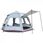Tactical, Automatic tent, Silver and Brown color, Size 280/240/160 - Tactical
