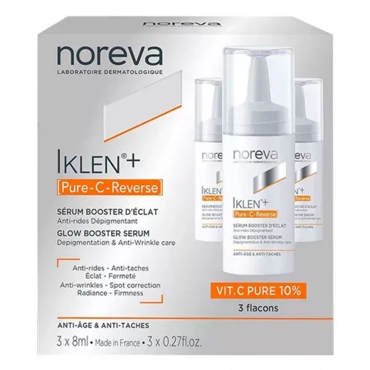 Noreva Iklen+ [Pure-C-Reverse] Regenerating & Perfecting Booster Serum 3x8ml