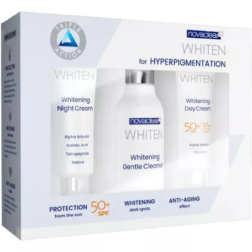 Novaclear Whiten Set (Cleanser-150ml, Day Cream-50ml, Night Cream-50ml) - Novaclear - Image 2