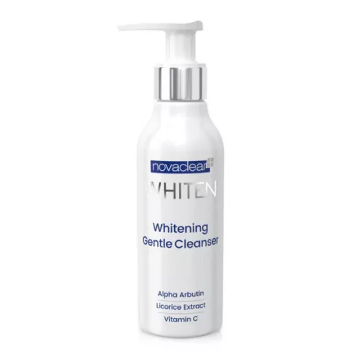 Novaclear Whiten Gentle Cleanser 150ml for Hyperpigmentation Facial Cleanser Removes Impurities Makeup with Alpha Arbutin Vitamin C - Novaclear - Image 3