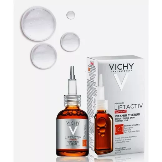 Vichy Serum Liftactiv Supreme Vitamin C Serum -brightening Skin Corrector 20 Ml Vichy Serum Liftactiv Supreme Vitamin C Serum -brightening Skin Corrector 20 Ml