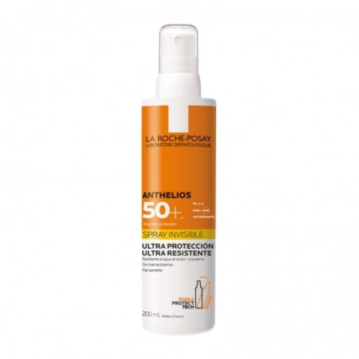 La Roche-Posay Anthelios Invisible Spray SPF50+ provides a very high broad-spectrum La Roche-Posay Anthelios Invisible Spray SPF50+ provides a very high broad-spectrum