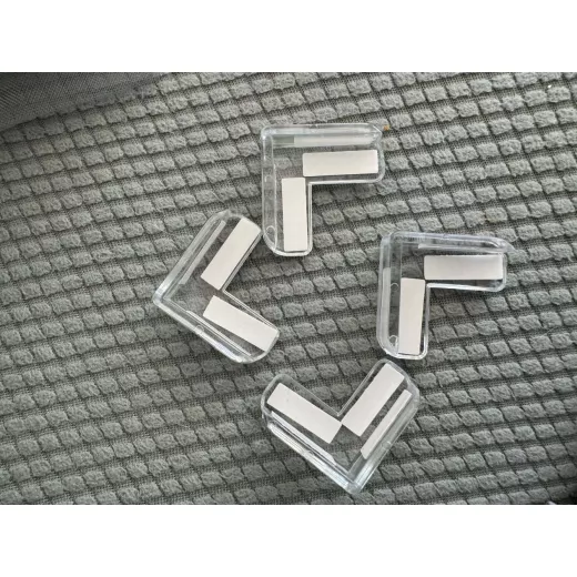 طقم 4 قطع من وسائد PVC بلاستيكية مضادة للتصادم، وسائد حديثة للحد من التصادمات في المنزل - Image 5