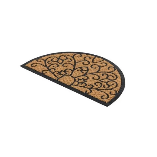 دعاسة مدخل 45*75 سم نصف دائرة من Astra Coco Deluxe - بيج وأسود - أسترا - Image 2