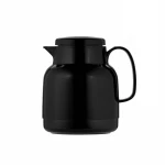 Helios Mondo 1L Vacuum Jug with Tea Strainer - Black - Helios