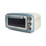 Ariete Vintage 18L Electric Oven in Blue: Bake, Roast & Pizza! 60-Minute Timer for Easy Cooking. Compact Countertop Oven for Baking, Roasting & More. Perfect for Kitchens! - Ariete