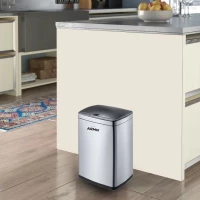 ARMN Tramontina 15L Steel Sensor Waste Bin - Silver