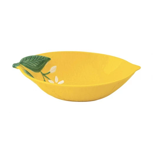 زبدية 22*16 سم من Easy Life Fleurs et Citrons - أصفر زبدية 22*16 سم من Easy Life Fleurs et Citrons - أصفر
