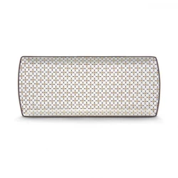 Easy Life Charles 35x15cm Serving Platter - Blue & Gold