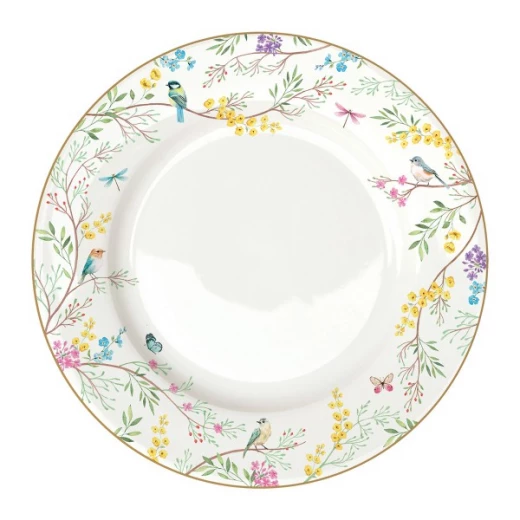 طبق عشاء 26.5 سم من Easy Life Birds Melody - ألوان متعددة - ايزي  لايف - Image 3