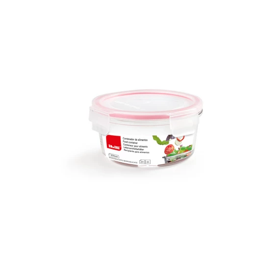 حافظة طعام زجاج 370 مل من Ibili Lunch-Away - أحمر حافظة طعام زجاج 370 مل من Ibili Lunch-Away - أحمر