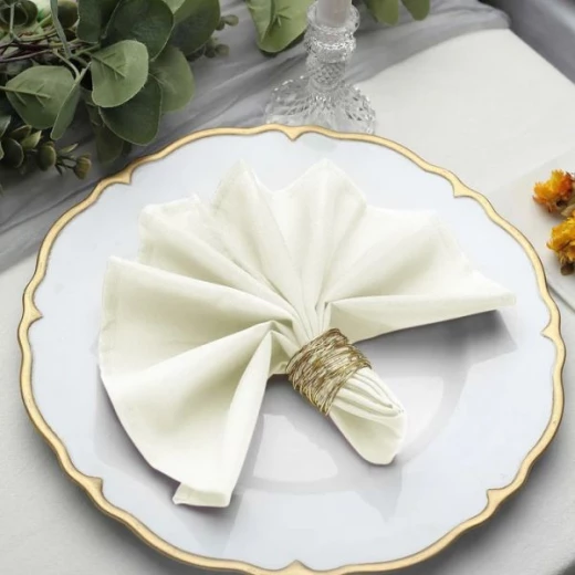 Desideri Di Casa Irlanda 2-Piece Dinner Napkins Set - Cream Desideri Di Casa Irlanda 2-Piece Dinner Napkins Set - Cream