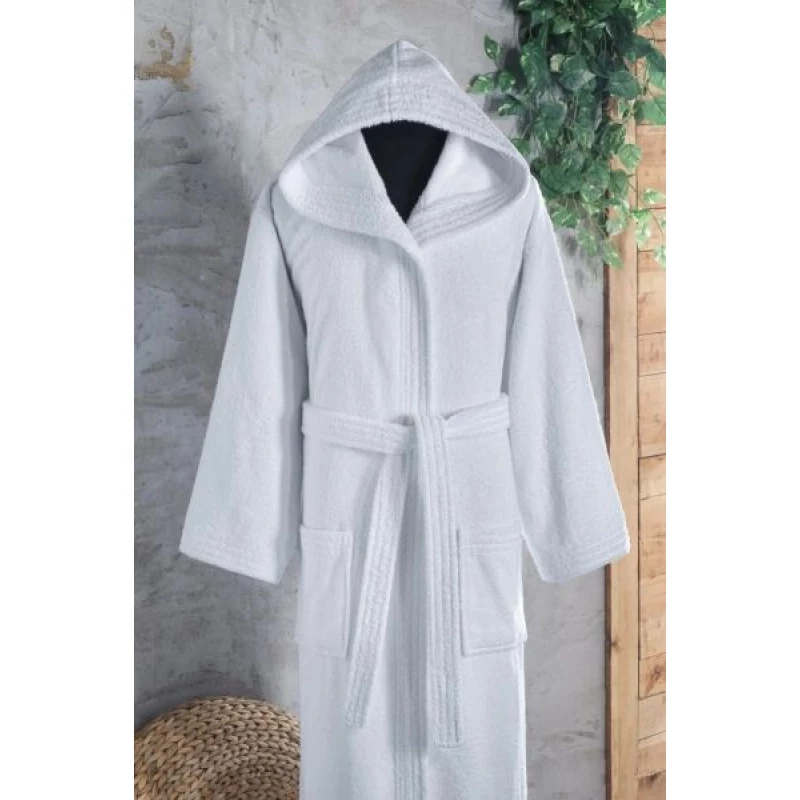 روب استحمام مقاس 5XL من Arconate - أبيض - اركنيت