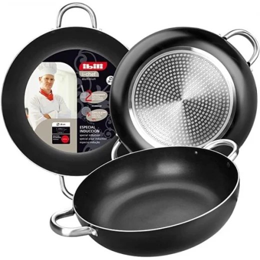 مقلاة بيدين 40 سم من Ibili i-Chef - أسود - ابيلي - Image 2