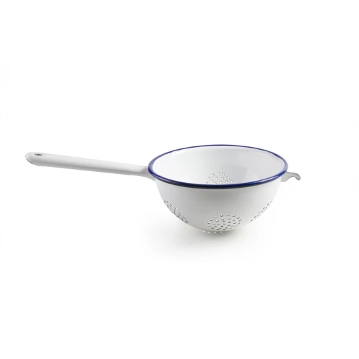مصفاة 18 سم من Ibili Blanca - أبيض وأزرق