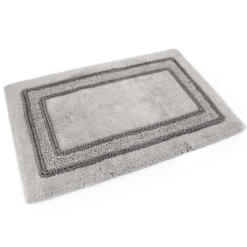 PHP Melissa 55x100cm Cotton Bath Rug - Gray - PHP