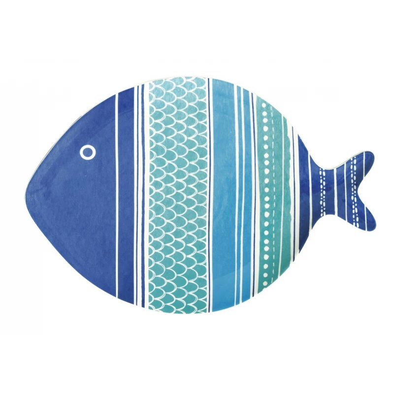 طبق 31*21.5 سم من Easy Life Sea Friends - أزرق - ايزي  لايف