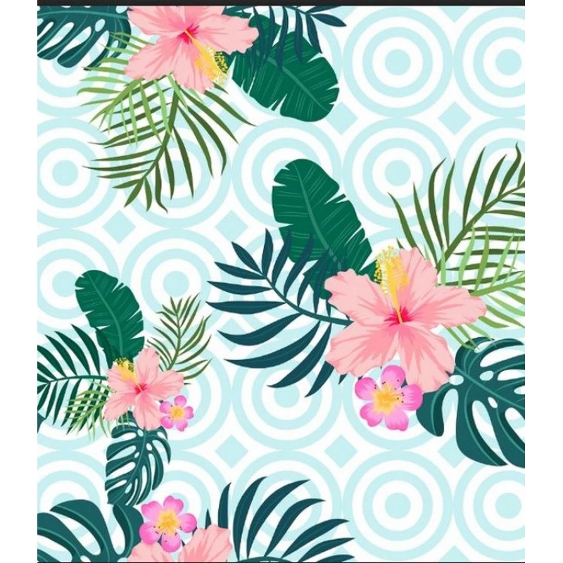 مفرش طاولة عرض 140 سم من Finesse Picnic Honolulu - أخضر - فينيسي