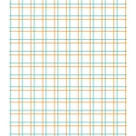مفرش طاولة عرض 140 سم من Finesse Lola Check - أخضر وبرتقالي - فينيسي