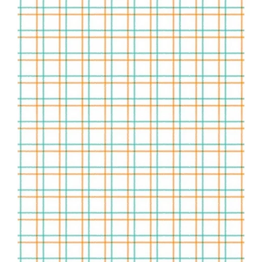 مفرش طاولة عرض 140 سم من Finesse Lola Check - أخضر وبرتقالي مفرش طاولة عرض 140 سم من Finesse Lola Check - أخضر وبرتقالي