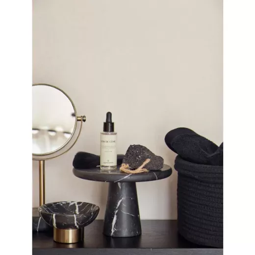 Aquanova Nero 20cm Pedestal Tray - Black - Aquanova - Image 2