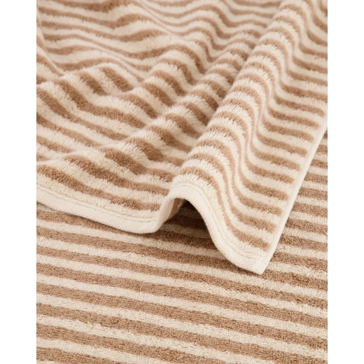 بشكير يدين 50*100 سم من Cawo Stripes - بيج - كاوو - Image 3