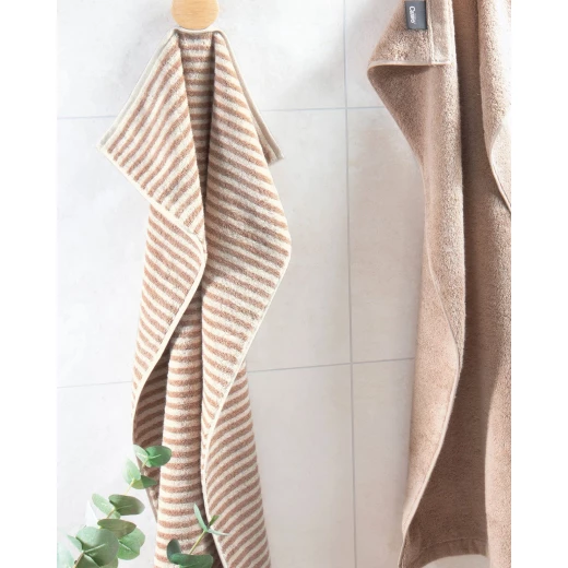 بشكير يدين 50*100 سم من Cawo Stripes - بيج - كاوو - Image 7