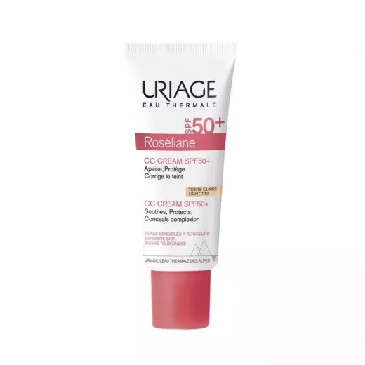 كريم CC بعامل حماية من الشمس SPF50+ لون فاتح 40 مل من يورياج كريم CC بعامل حماية من الشمس SPF50+ لون فاتح 40 مل من يورياج