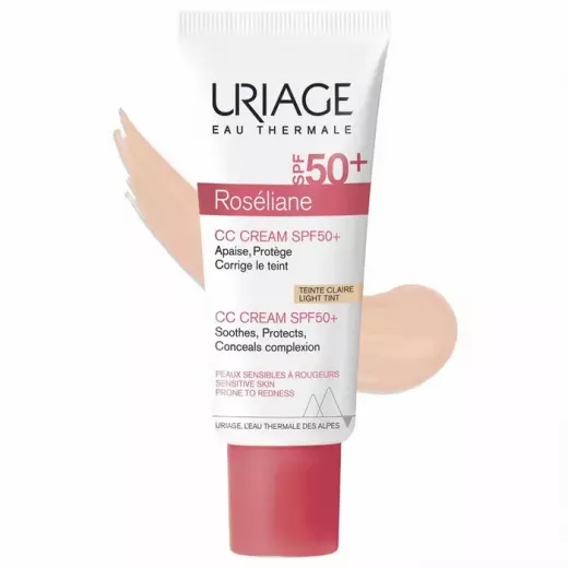 كريم  CC بعامل حماية من الشمس SPF50+ لون فاتح 40 مل من يورياج - يورياج - Image 2