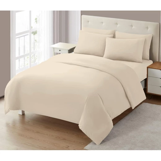 Givi Lulu Cotton Single Duvet Cover - Beige Givi Lulu Cotton Single Duvet Cover - Beige