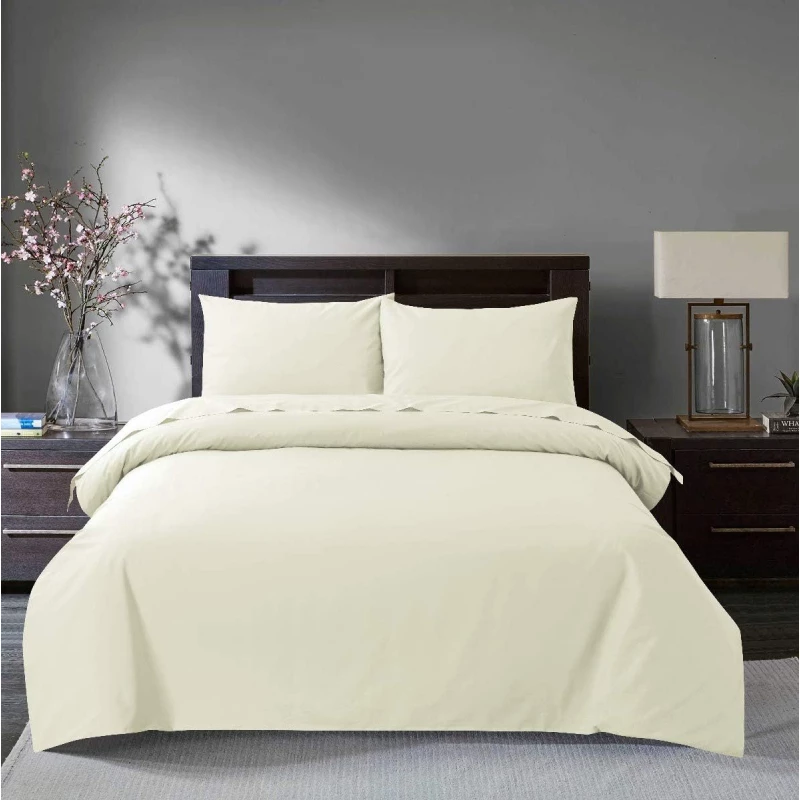 Givi Lulu Cotton Queen Duvet Cover - Off-White - Givi Lulu
