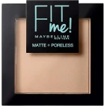 بودرة الوجه فيت مي مات آند بورليس من مايبيلين، 30 مل، رقم 120، عاجي كلاسيكي - Maybelline