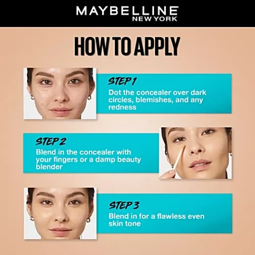 كونسيلر فيت مي من مايبيلين نيويورك، 6.8 مل، 10 فاتح - Maybelline - Image 2