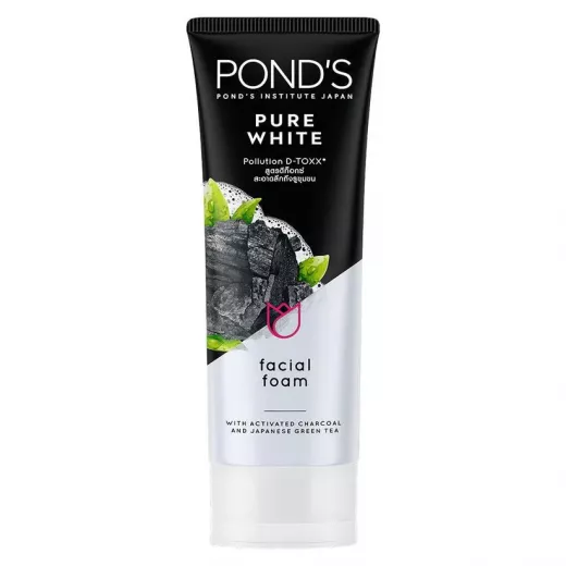 Pond's Pure Bright Charcoal Facial Foam 100ml Pond's Pure Bright Charcoal Facial Foam 100ml