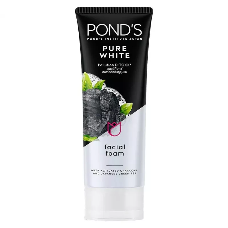 Pond's Pure Bright Charcoal Facial Foam 100ml - Pond's