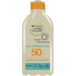 غارنييه أمبريه سولير كريم واقي شمس بتصميم صديق للبيئة SPF 30، حماية عالية من الشمس بمعامل حماية 30، واقي شمس مقاوم للماء وغير لاصق، حماية من أشعة UVA وUVB، زجاجة معاد تدويرها وقابلة لإعادة التدوير، 200 مل - غارنييه
