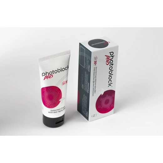 Derma Photoblock Plus SPF Sunscreen with Anti Aging Effect, 75 gm - Photoblock Plus - Image 2