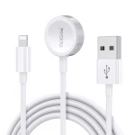 يسيدو - كابل شحن لاسلكي (CA70) - 2 في 1 USB إلى لايتنينغ، ساعة آبل، 2.4A، 1.2 متر - أبيض - يسيدو