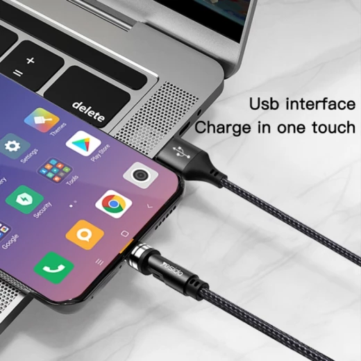 يسيدو CA68 كابل شحن مغناطيسي 3 في 1 2.4A USB، الطول: 1.2م - يسيدو - Image 2