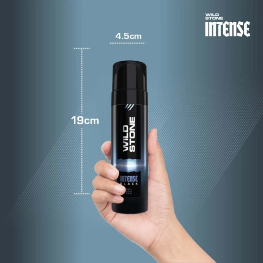 Wild Stone Intense Black Long Lasting No Gas Deodorant For Men, 150Ml - Wild stone - Image 3